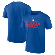 Philadelphia 76ers Royal Greatest Dad T-Shirt