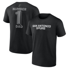 Футболка San Antonio Spurs Black #1 Dad Jersey