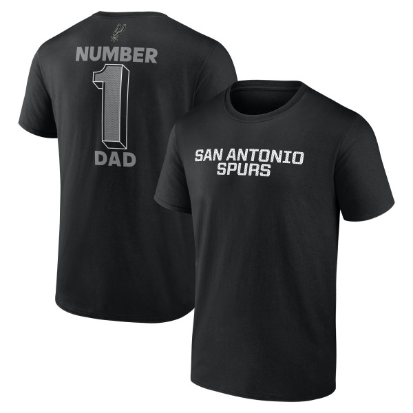 Футболка San Antonio Spurs Black #1 Dad Jersey