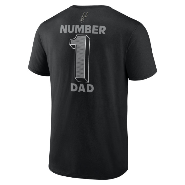 Футболка San Antonio Spurs Black #1 Dad Jersey