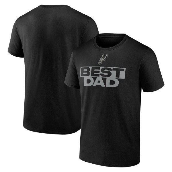 Футболка San Antonio Spurs Black Greatest Dad