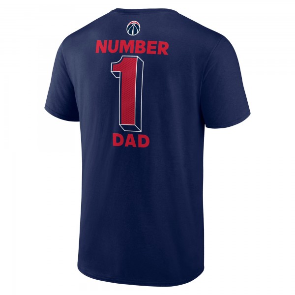 Washington Wizards Navy #1 Dad Jersey T-Shirt