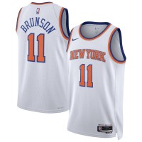 Джерси Unisex New York Knicks Jalen Brunson Nike White Swingman - Association Edition