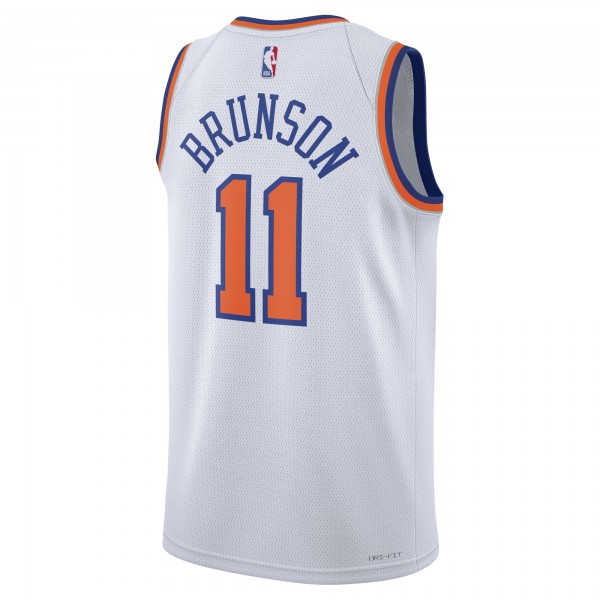 Джерси Unisex New York Knicks Jalen Brunson Nike White Swingman - Association Edition