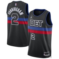 Джерси Unisex Detroit Pistons Cade Cunningham Nike Black Swingman - Statement Edition