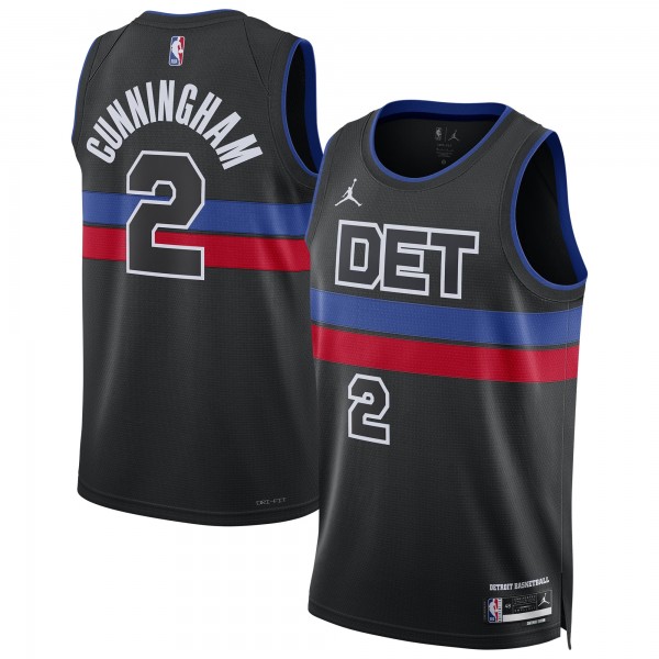 Джерси Unisex Detroit Pistons Cade Cunningham Nike Black Swingman - Statement Edition