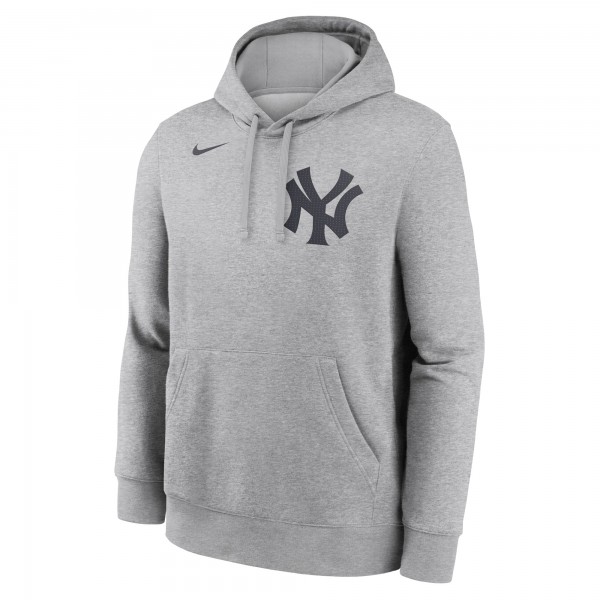 Толстовка New York Yankees Aaron Judge Nike Heather Gray Player Name & Number Club Fleece