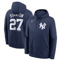 Толстовка New York Yankees Giancarlo Stanton Nike Navy Player Name & Number Club Fleece