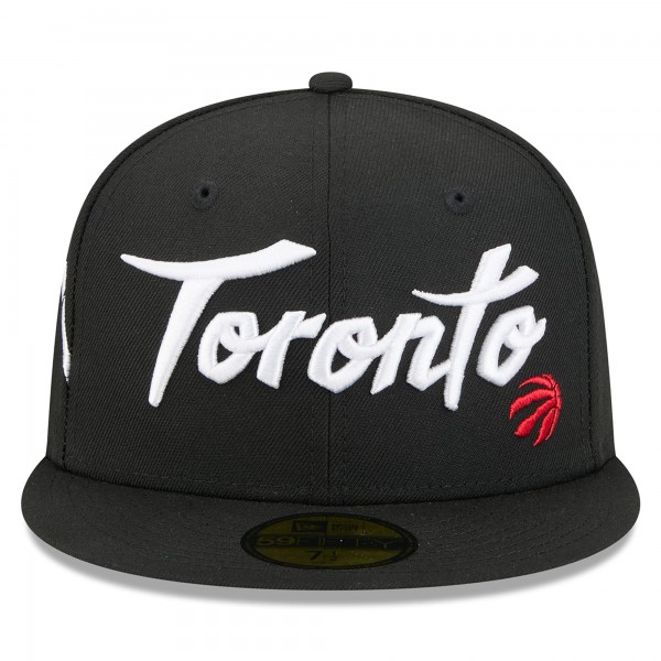 Бейсболка Toronto Raptors New Era 2025/26 City Edition Alternate 59FIFTY - Black