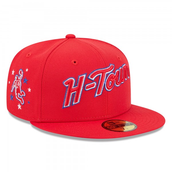 Бейсболка Houston Rockets New Era 2025/26 City Edition Alternate 59FIFTY - Red
