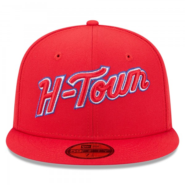Бейсболка Houston Rockets New Era 2025/26 City Edition Alternate 59FIFTY - Red