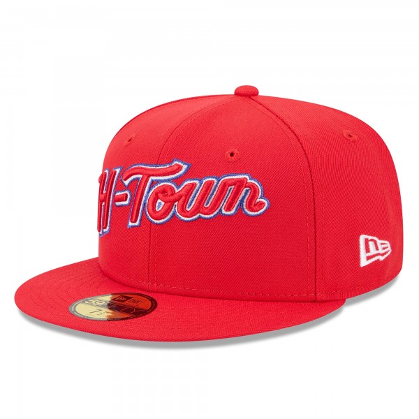 Бейсболка Houston Rockets New Era 2025/26 City Edition Alternate 59FIFTY - Red