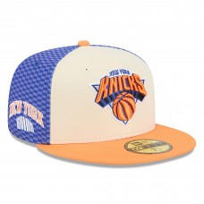 Бейсболка New York Knicks New Era 2025/26 City Edition Alternate 59FIFTY - Cream