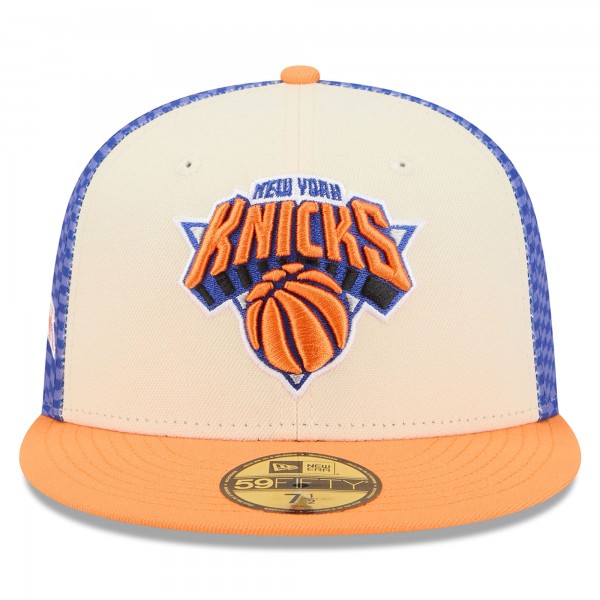 Бейсболка New York Knicks New Era 2025/26 City Edition Alternate 59FIFTY - Cream