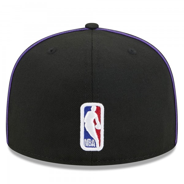Бейсболка Los Angeles Lakers New Era 2025/26 City Edition Alternate 59FIFTY - Black