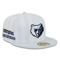 Бейсболка Memphis Grizzlies New Era 2025/26 City Edition Alternate 59FIFTY - White