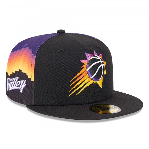 Бейсболка Phoenix Suns New Era 2025/26 City Edition Alternate 59FIFTY - Black