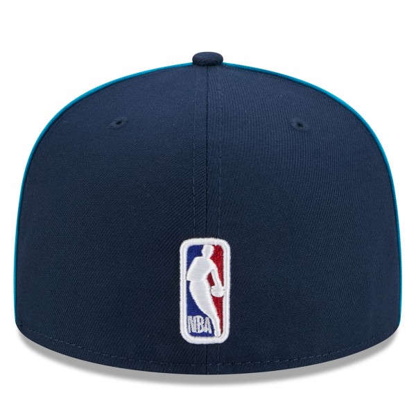 Бейсболка Oklahoma City Thunder New Era 2025/26 City Edition Alternate 59FIFTY - Navy