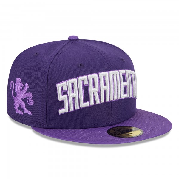 Бейсболка Sacramento Kings New Era 2025/26 City Edition Alternate 59FIFTY - Purple