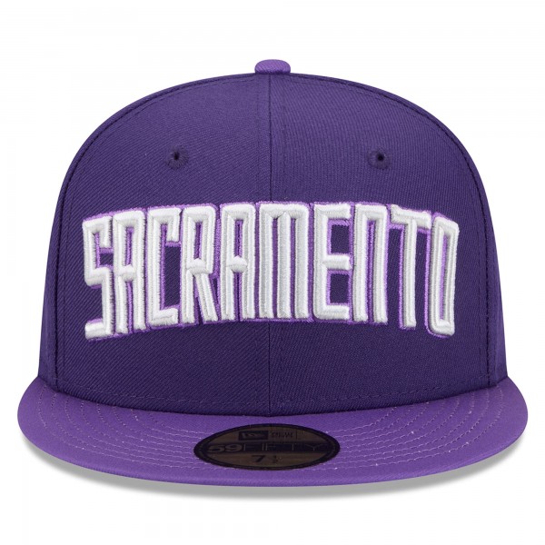 Бейсболка Sacramento Kings New Era 2025/26 City Edition Alternate 59FIFTY - Purple