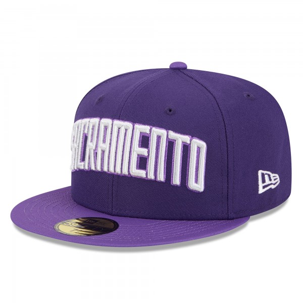 Бейсболка Sacramento Kings New Era 2025/26 City Edition Alternate 59FIFTY - Purple