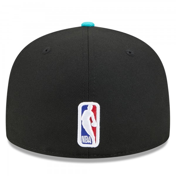 Бейсболка San Antonio Spurs New Era 2025/26 City Edition Alternate 59FIFTY - Black