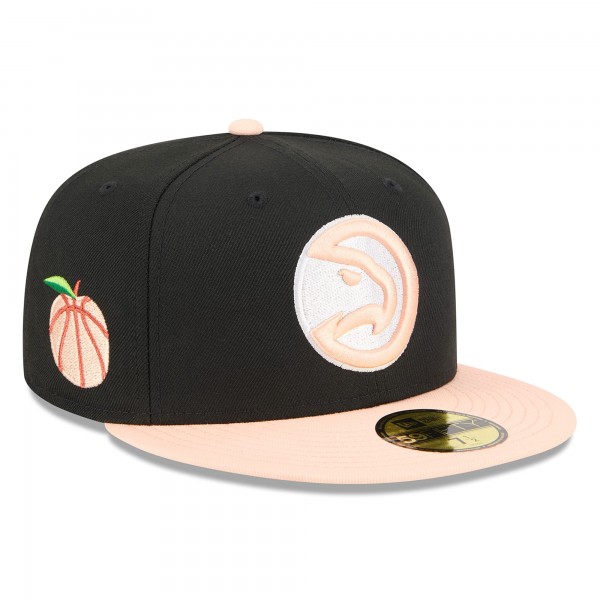 Бейсболка Atlanta Hawks New Era 2025/26 City Edition Alternate 59FIFTY - Black