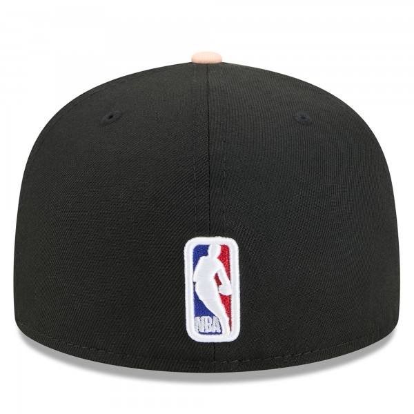 Бейсболка Atlanta Hawks New Era 2025/26 City Edition Alternate 59FIFTY - Black