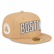 Бейсболка Boston Celtics New Era 2025/26 City Edition Alternate 59FIFTY - Gold