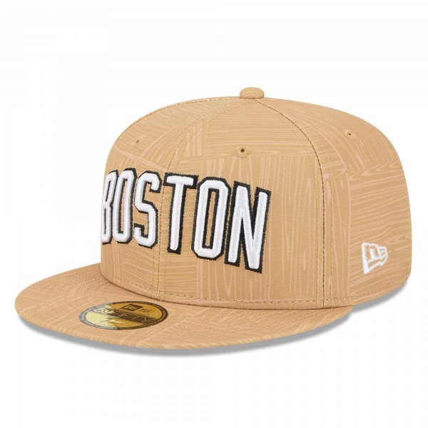 Бейсболка Boston Celtics New Era 2025/26 City Edition Alternate 59FIFTY - Gold