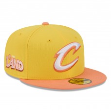 Бейсболка Cleveland Cavaliers New Era 2025/26 City Edition Alternate 59FIFTY - Gold