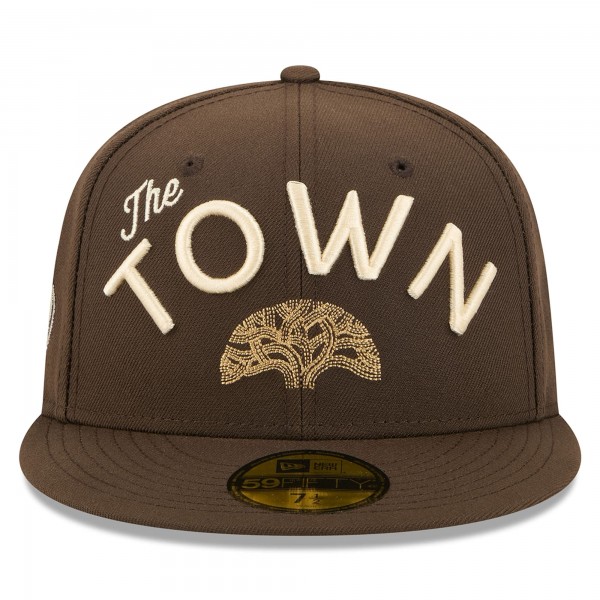 Бейсболка Golden State Warriors New Era Brown 2025/26 City Edition Alternate 59FIFTY
