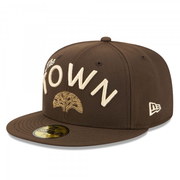 Бейсболка Golden State Warriors New Era Brown 2025/26 City Edition Alternate 59FIFTY