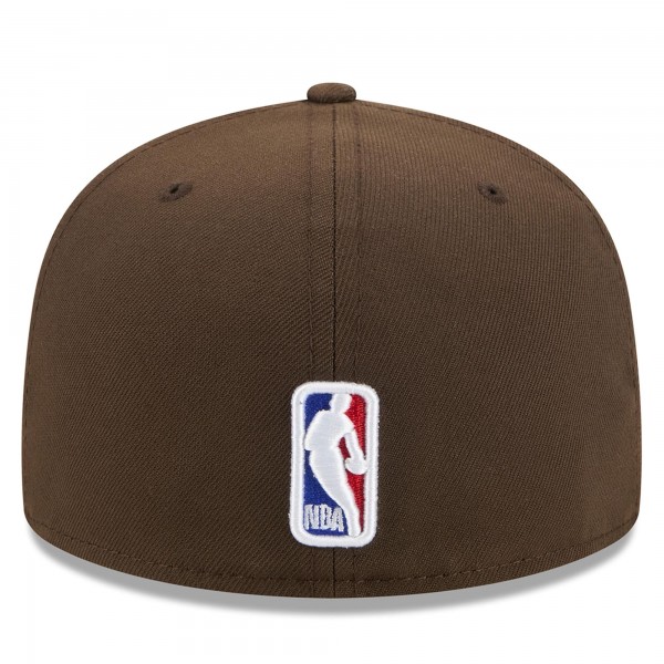 Бейсболка Golden State Warriors New Era Brown 2025/26 City Edition Alternate 59FIFTY