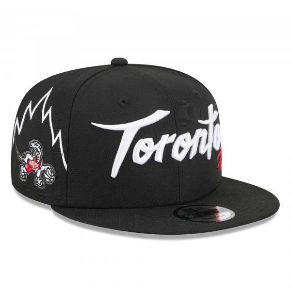 Бейсболка Toronto Raptors New Era 2025/26 City Edition Alternate 9FIFTY Snapback - Black