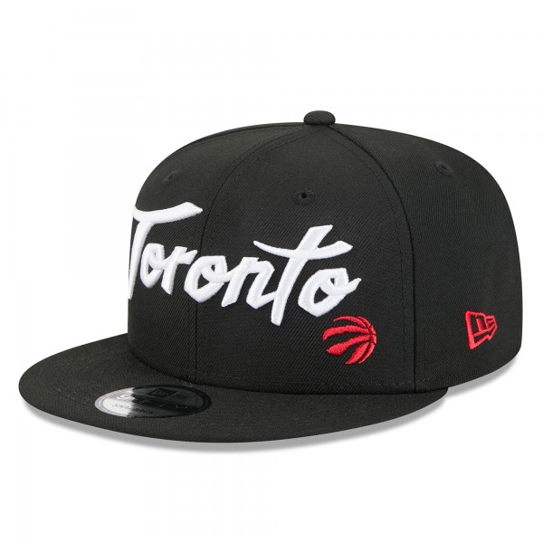 Бейсболка Toronto Raptors New Era 2025/26 City Edition Alternate 9FIFTY Snapback - Black