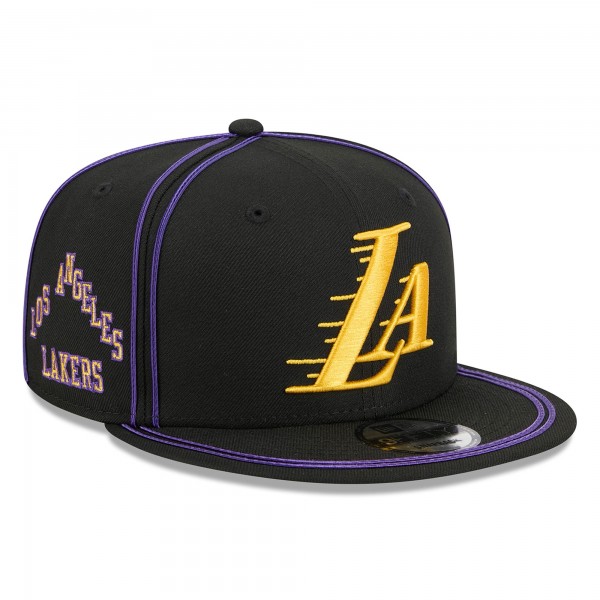 Бейсболка Los Angeles Lakers New Era 2025/26 City Edition Alternate 9FIFTY Snapback - Black