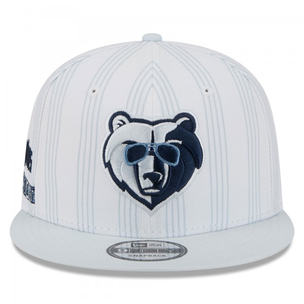 Бейсболка Memphis Grizzlies New Era 2025/26 City Edition Alternate 9FIFTY Snapback - White