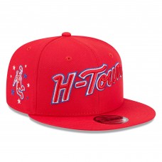 Бейсболка Houston Rockets New Era 2025/26 City Edition Alternate 9FIFTY Snapback - Red