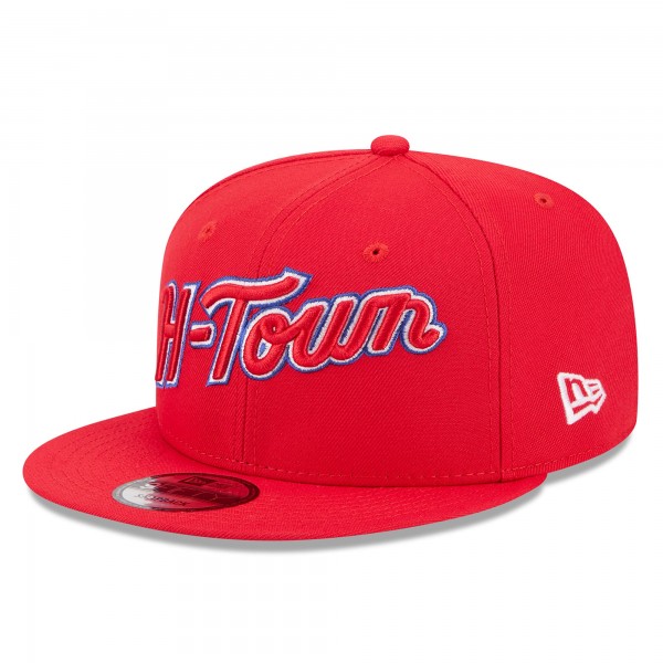 Бейсболка Houston Rockets New Era 2025/26 City Edition Alternate 9FIFTY Snapback - Red
