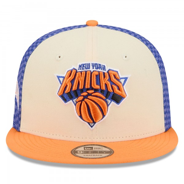 Бейсболка New York Knicks New Era 2025/26 City Edition Alternate 9FIFTY Snapback - Cream