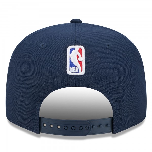 Бейсболка Philadelphia 76ers New Era 2025/26 City Edition Alternate 9FIFTY Snapback - Navy