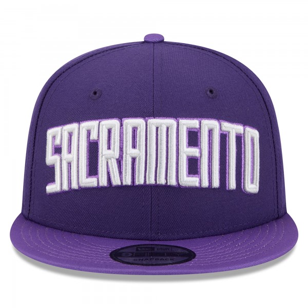 Бейсболка Sacramento Kings New Era 2025/26 City Edition Alternate 9FIFTY Snapback - Purple