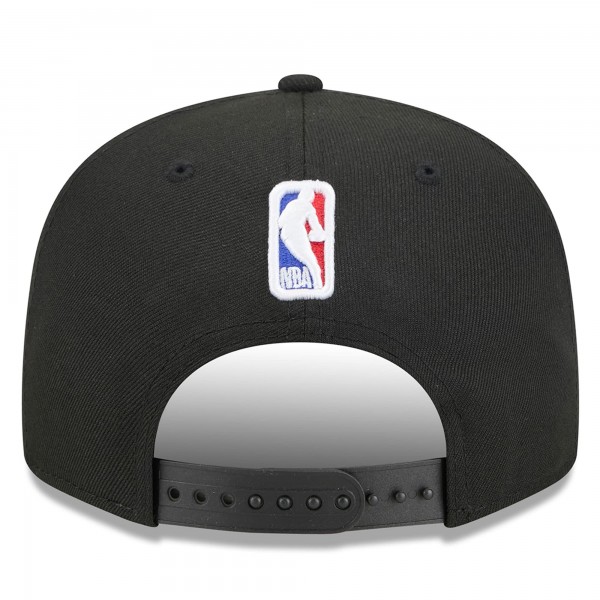 Бейсболка Chicago Bulls New Era 2025/26 City Edition Alternate 9FIFTY Snapback - Black
