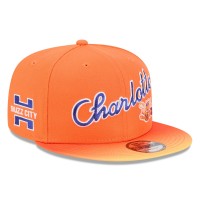 Бейсболка Charlotte Hornets New Era 2025/26 City Edition Alternate 9FIFTY Snapback - Orange