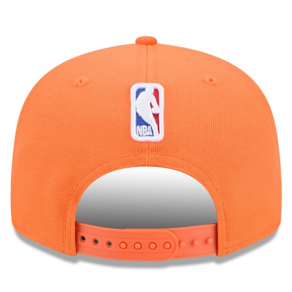 Бейсболка Charlotte Hornets New Era 2025/26 City Edition Alternate 9FIFTY Snapback - Orange