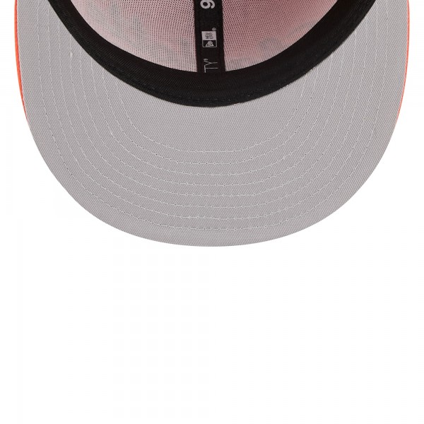 Бейсболка Charlotte Hornets New Era 2025/26 City Edition Alternate 9FIFTY Snapback - Orange
