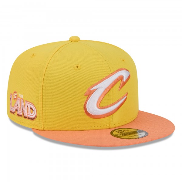 Бейсболка Cleveland Cavaliers New Era 2025/26 City Edition Alternate 9FIFTY Snapback - Gold