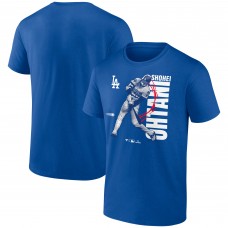 Los Angeles Dodgers Shohei Ohtani Royal Electric Moments T-Shirt