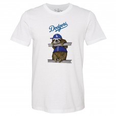 Unisex Los Angeles Dodgers Tiny Turnip White Sloth T-Shirt